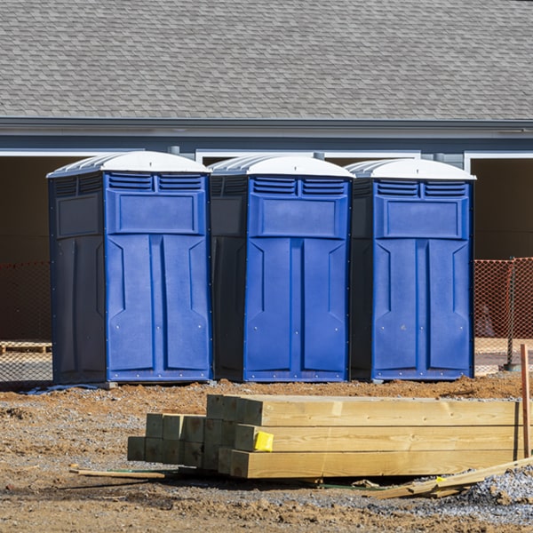 are there any restrictions on where i can place the portable restrooms during my rental period in Rochester